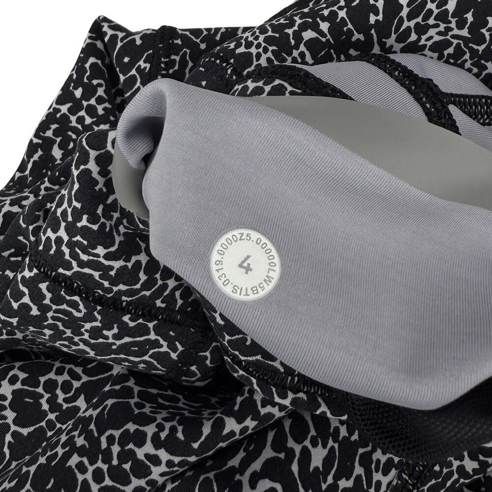 LULULEMON In Movement Tight 25" Everlux Sz 4 Diffuse Starlight Black - Picture 8 of 8